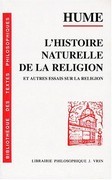 Histoire naturelle de la religion ...