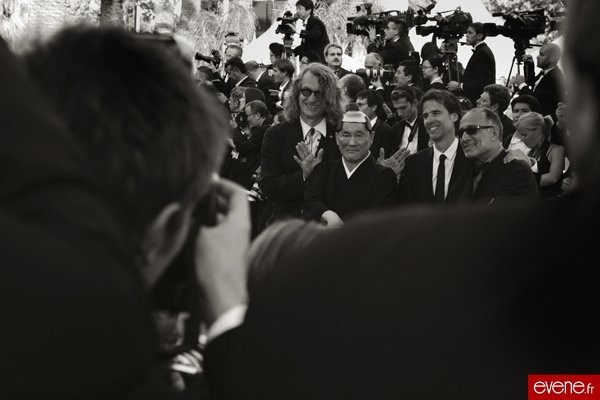 Abbas Kiarostami (à droite) - Cannes 2007